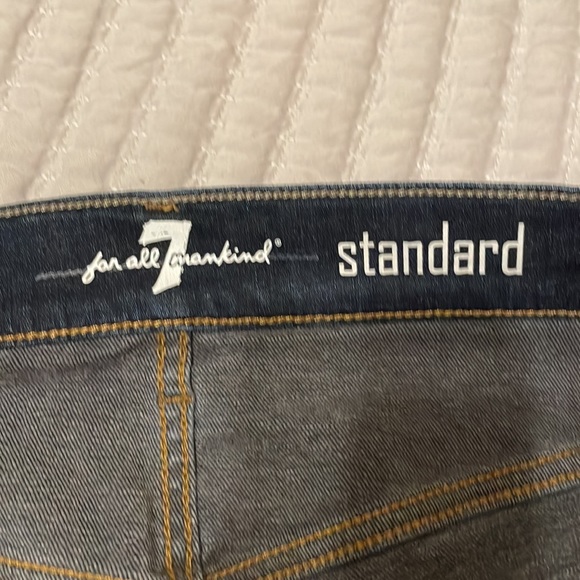 7 For All Mankind mens jeans. “Standard” Lightly worn. 34 waist. - Picture 5 of 8